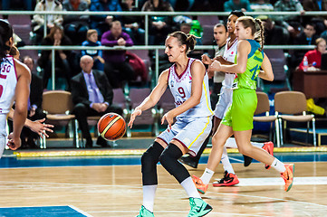 Image showing Girls basketball tournament