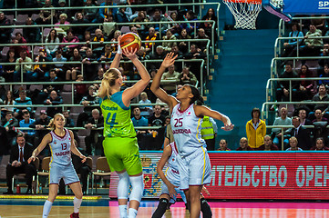 Image showing Girls basketball tournament