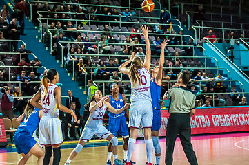 Image showing Girls basketball tournament