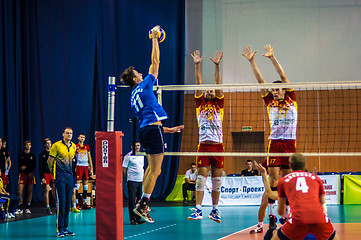 Image showing Male competitions in volleyball