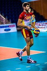 Image showing Male competitions in volleyball