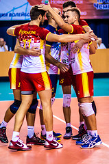 Image showing Male competitions in volleyball