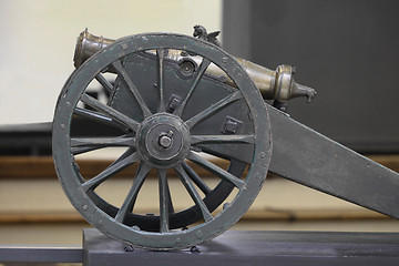 Image showing  medieval bronze cannon
