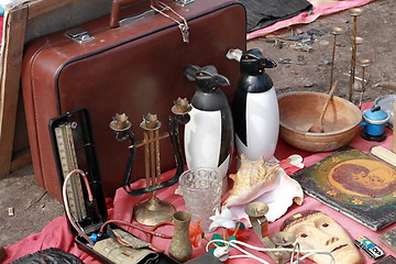 Image showing  goods flea market