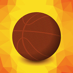 Image showing Basketball Orange Icon