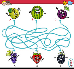 Image showing maze game for children
