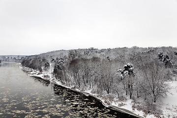 Image showing winter river   Neman 