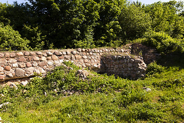 Image showing the ruins of the old fortress 