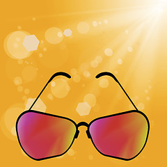 Image showing Retro Sun Glasses