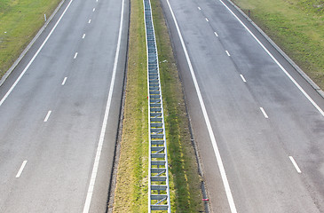 Image showing Empty road in the Netherlands