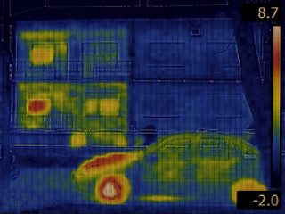 Image showing Facade Infrared Leak