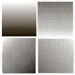 Image showing  Dots on White Background. Halftone Texture.