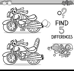 Image showing find the differences for coloring