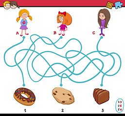 Image showing maze puzzle game for kids