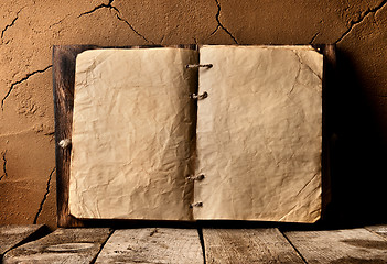 Image showing Old book on table