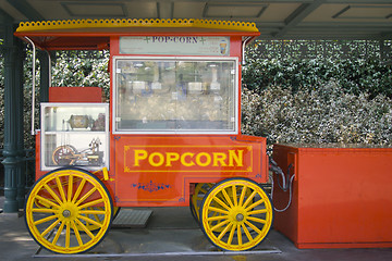 Image showing Popcorn Stand