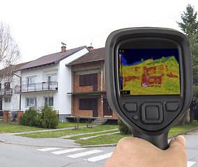 Image showing Facade Infrared Leak