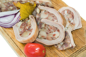 Image showing Appetizer of meat