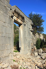 Image showing Ruins of ancient Olympos