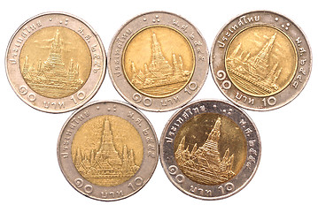 Image showing Thailand coins money