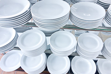 Image showing lot of plates