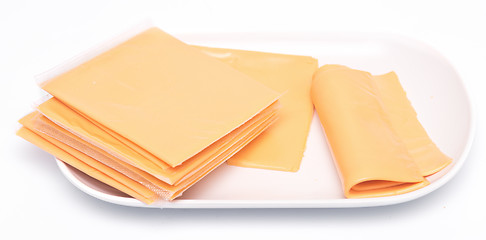 Image showing cheese on white