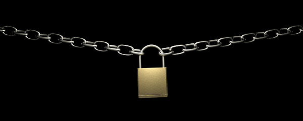 Image showing lock with chains