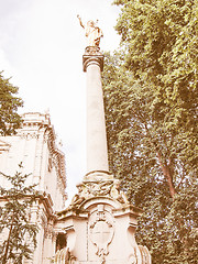 Image showing St Paul Cathedral, London vintage