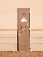 Image showing  Electrical kiosk vintage