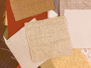 Image showing  Fabric samples vintage