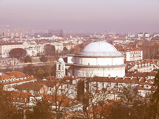 Image showing Gran Madre church, Turin vintage