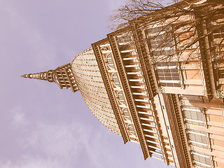 Image showing Mole Antonelliana, Turin vintage