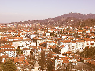 Image showing Turin view vintage