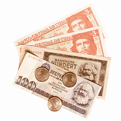 Image showing  Banknotes vintage