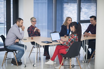 Image showing startup business team on meeting