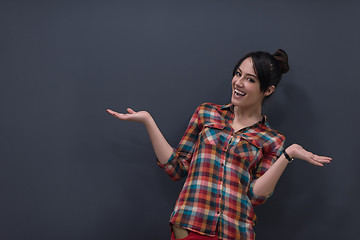 Image showing portrait of young woman