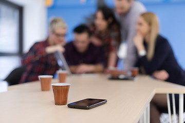 Image showing startup business team on meeting at modern office