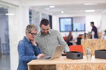 Image showing startup business team on meeting at modern office