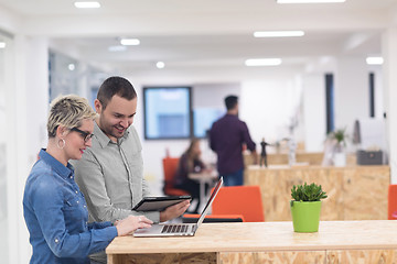 Image showing startup business team on meeting at modern office