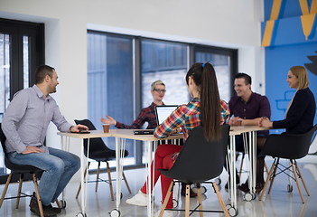 Image showing startup business team on meeting