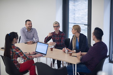 Image showing startup business team on meeting