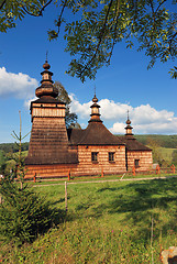 Image showing Woody church