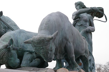 Image showing The Gefion fountain in Copenhagen