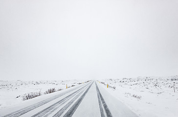 Image showing Winter road