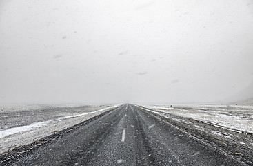 Image showing Winter road