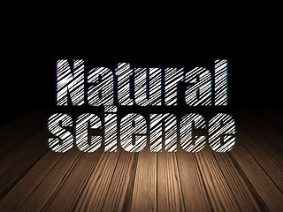 Image showing Science concept: Natural Science in grunge dark room