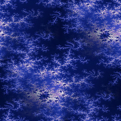 Image showing Dark Blue Fractal