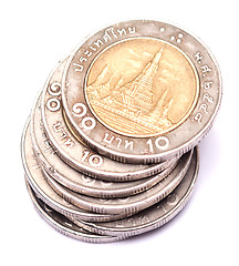 Image showing Thai coins money