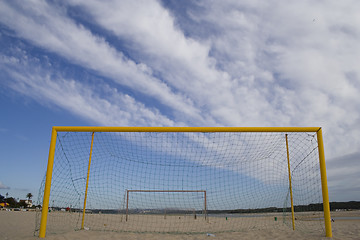 Image showing Beach soccer