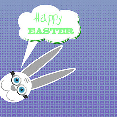 Image showing Easter Bunny. Greeting Card